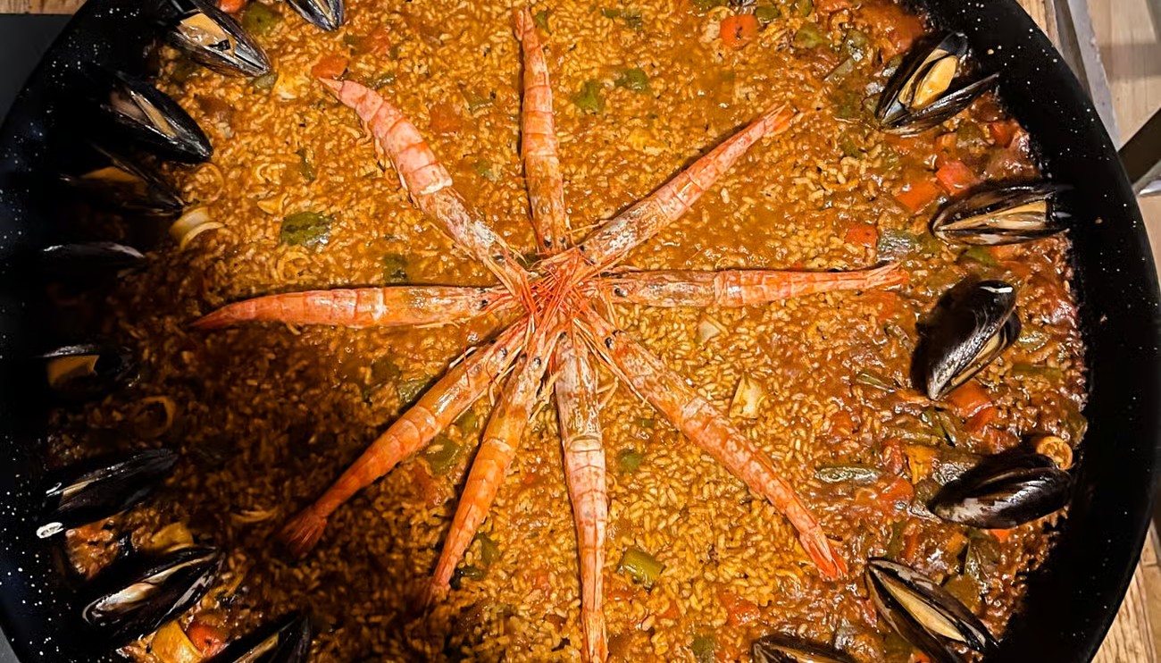 Paella sangria cadre exceptionnel Barcelone