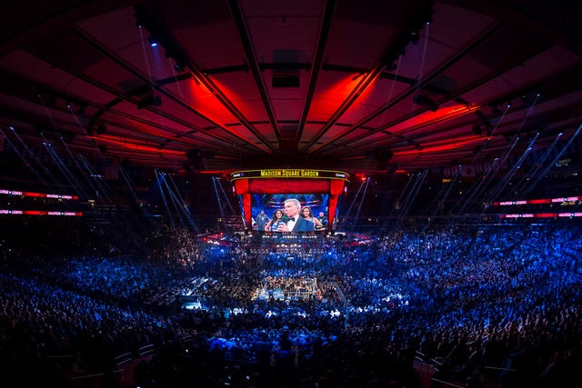 Combat de boxe Madison Square Garden