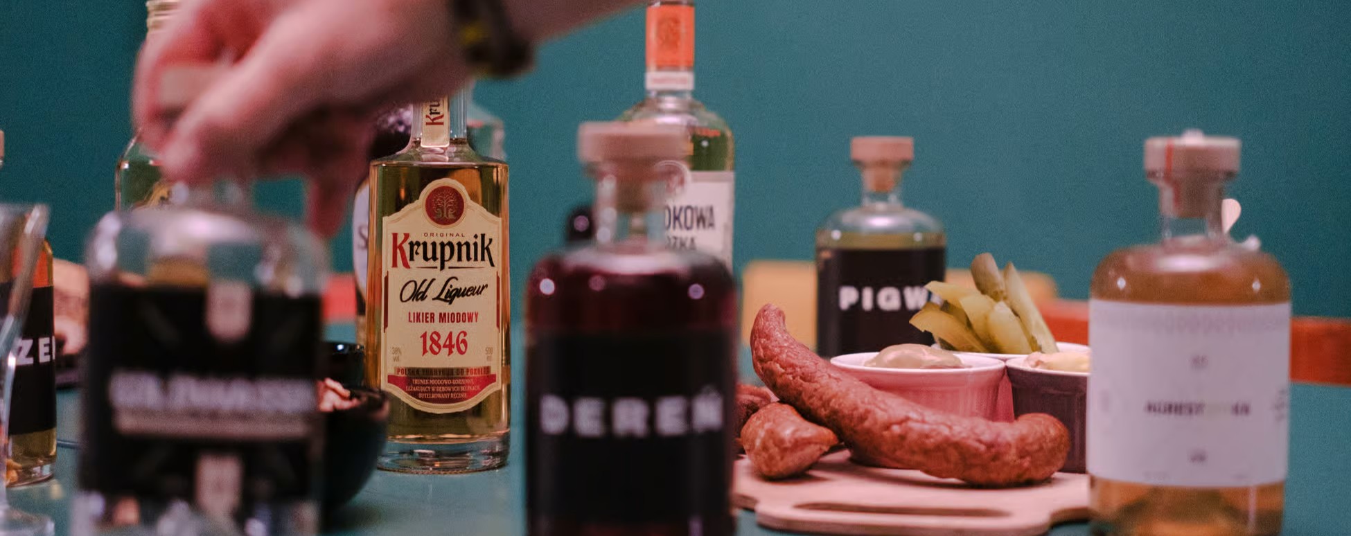 Bar caché vodka Cracovie