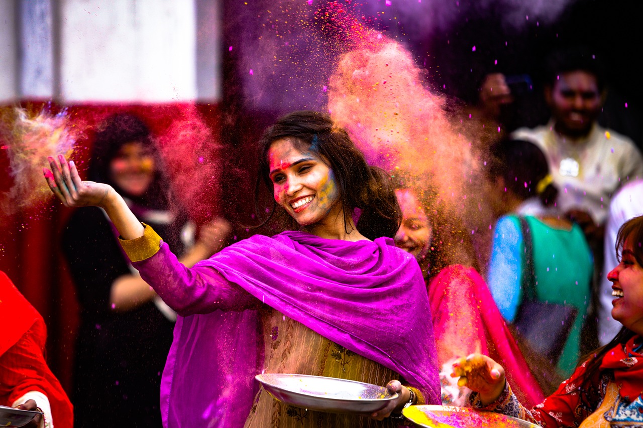 Festival Holi en Inde