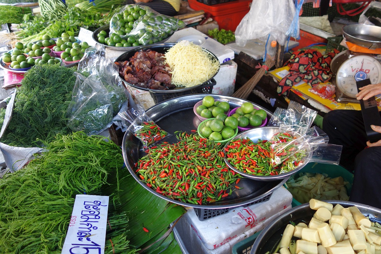 Visite de marché local