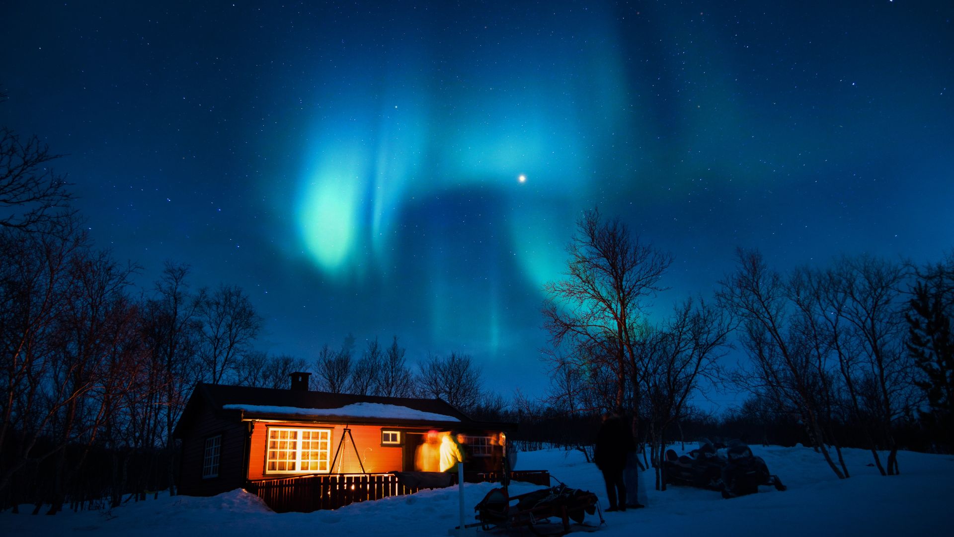 Nuit polaire aurores