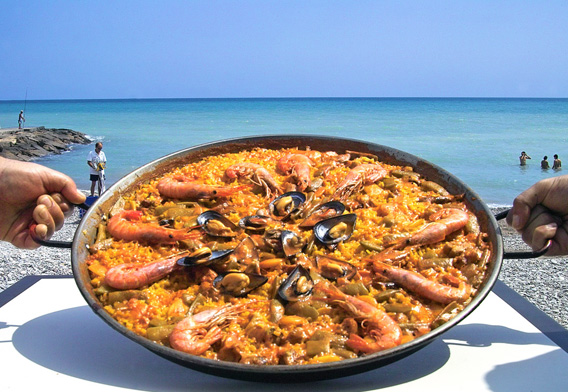 Paella et vins Barcelone