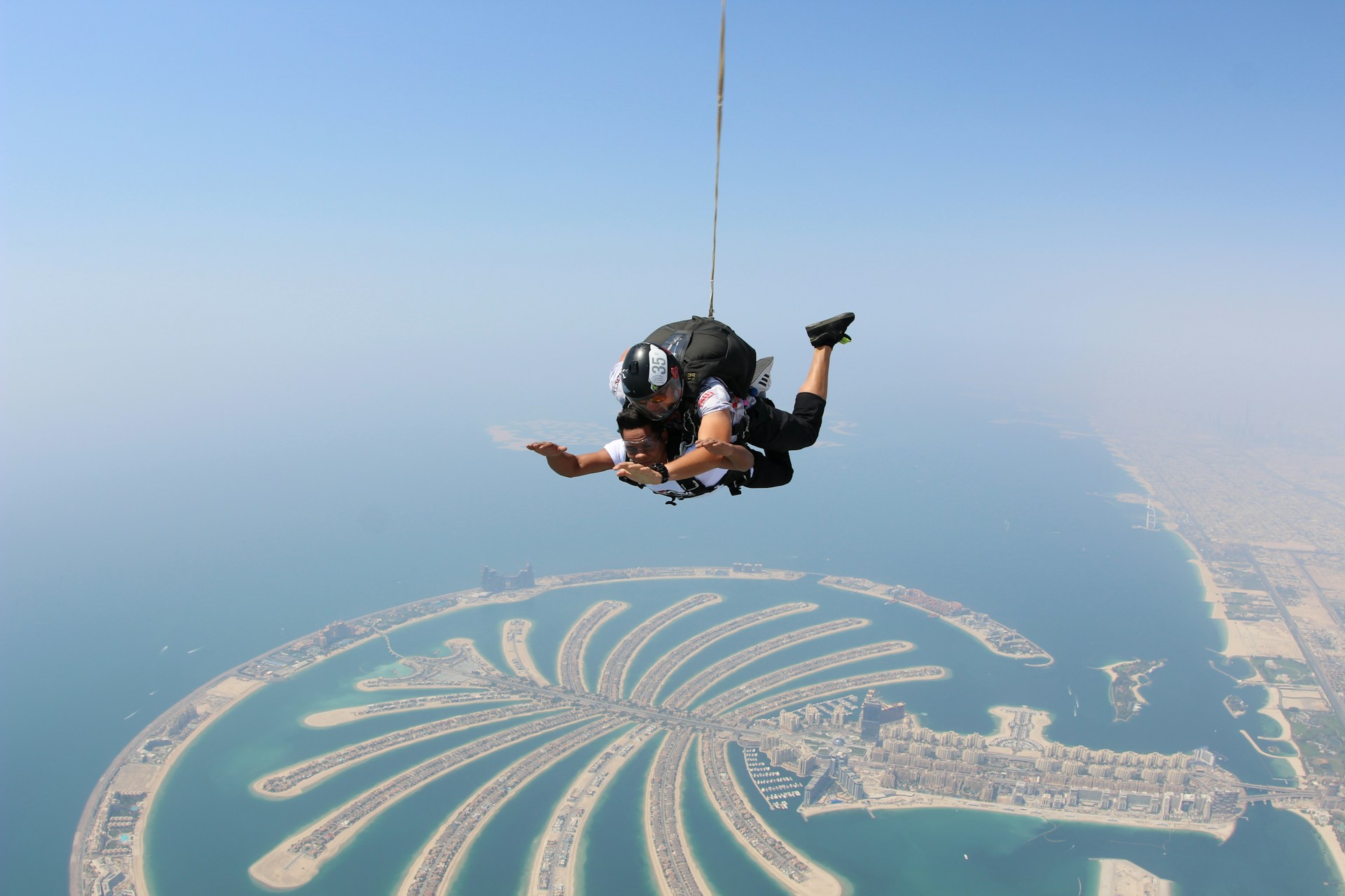Saut parachute Dubaï