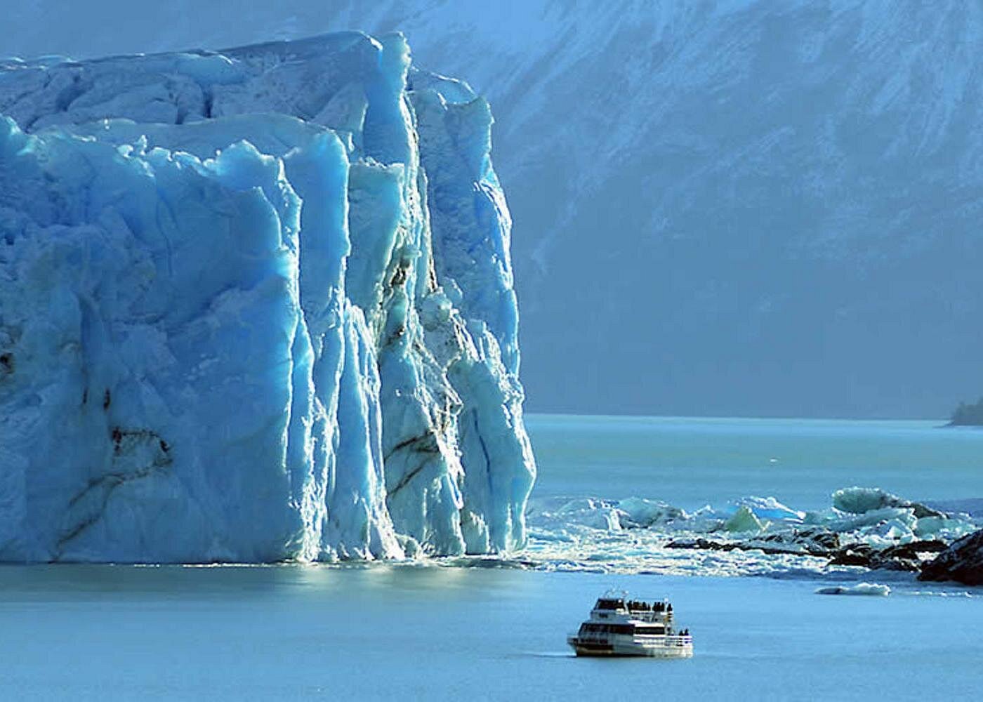 Navigation Perito Moreno