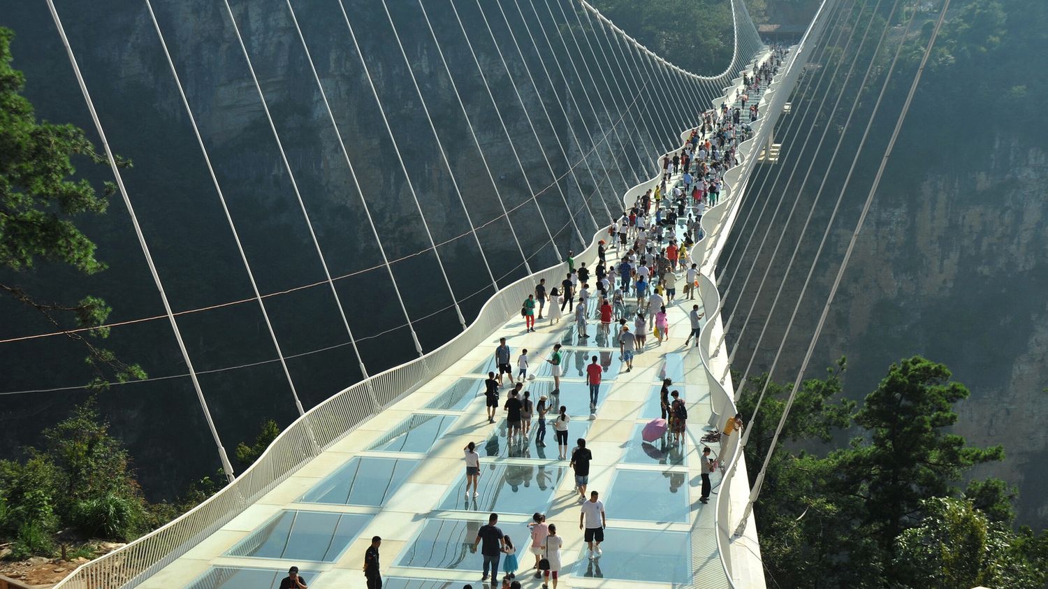 Pont de verre Zhangjiajie