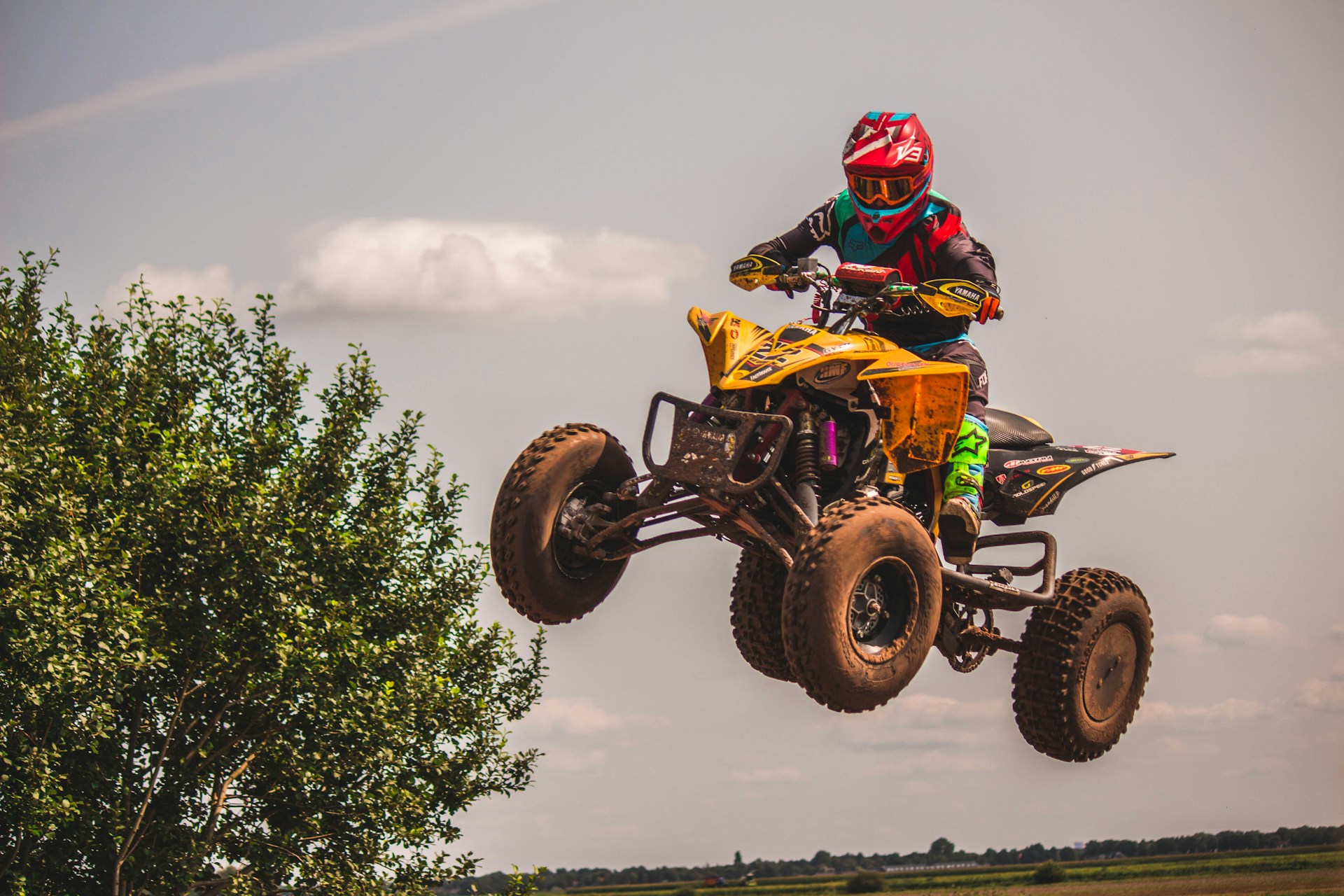 Quad dans les dunes