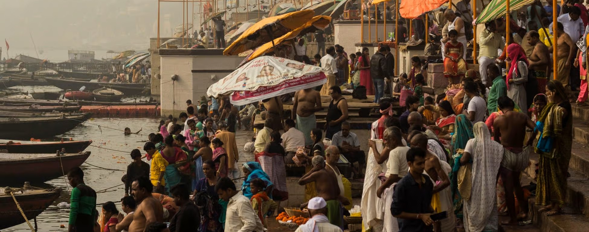 Varanasi Ganga Aarti Bateau Sarnath