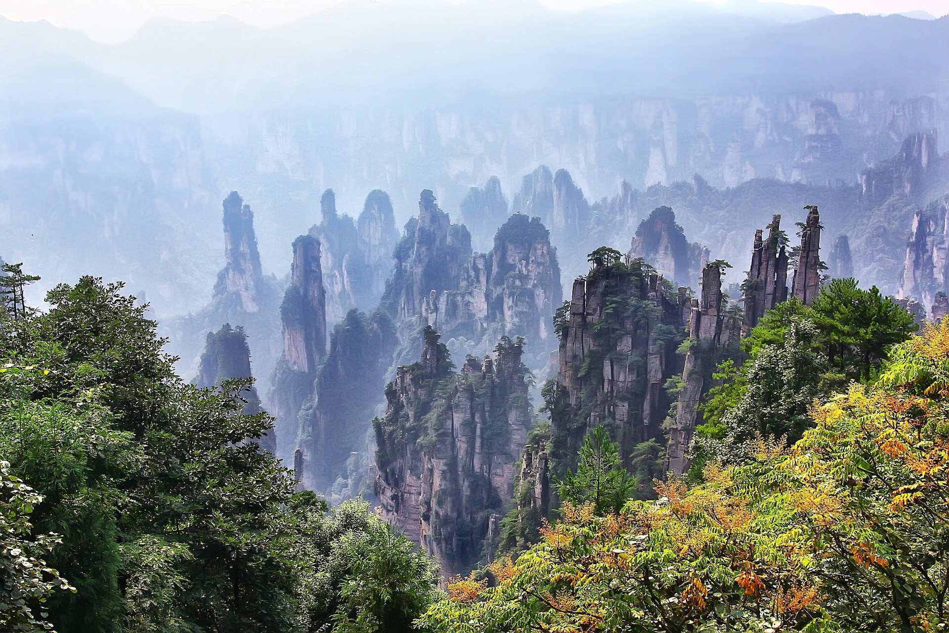 Zhangjiajie Avatar Mountain pont de verre