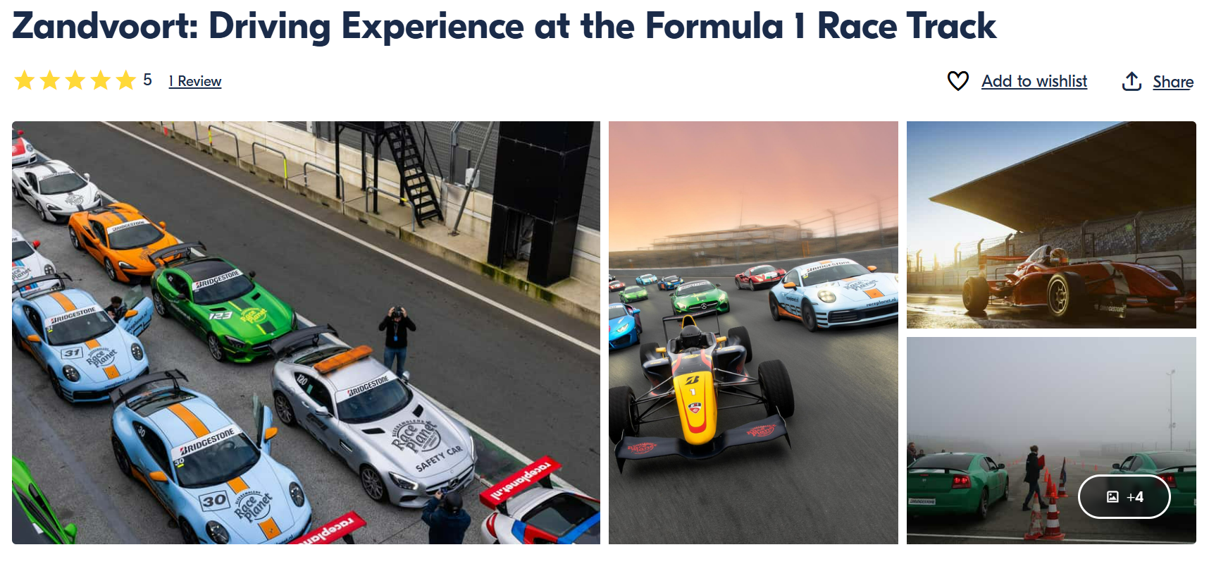 Offre Circuit Zandvoort GetYourGuide